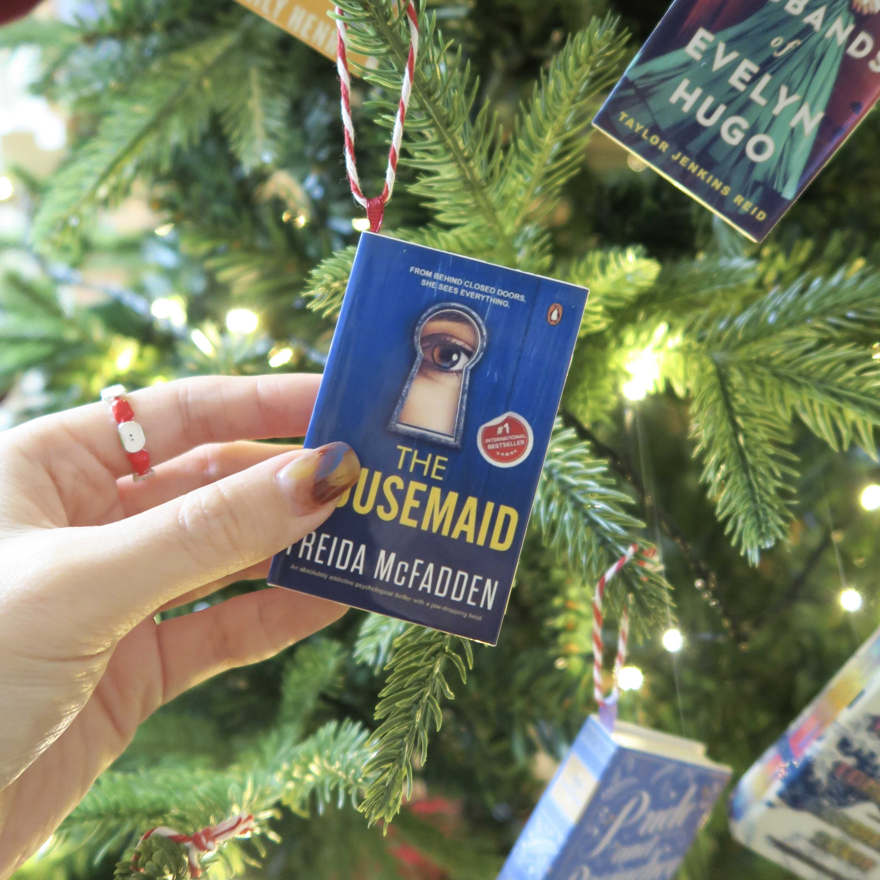 CUSTOM MINI BOOK CHRISTMAS ORNAMENT