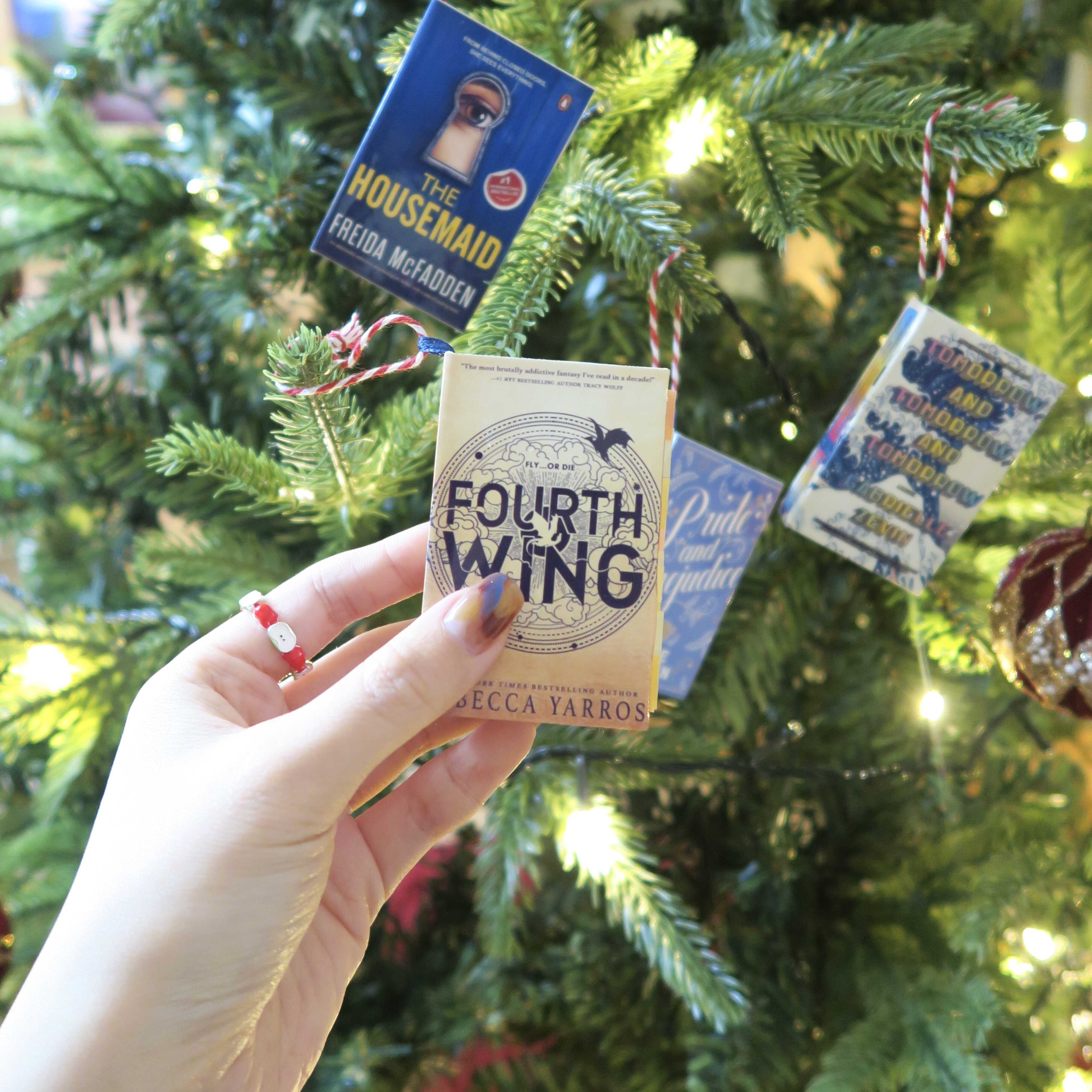 CUSTOM MINI BOOK CHRISTMAS ORNAMENT