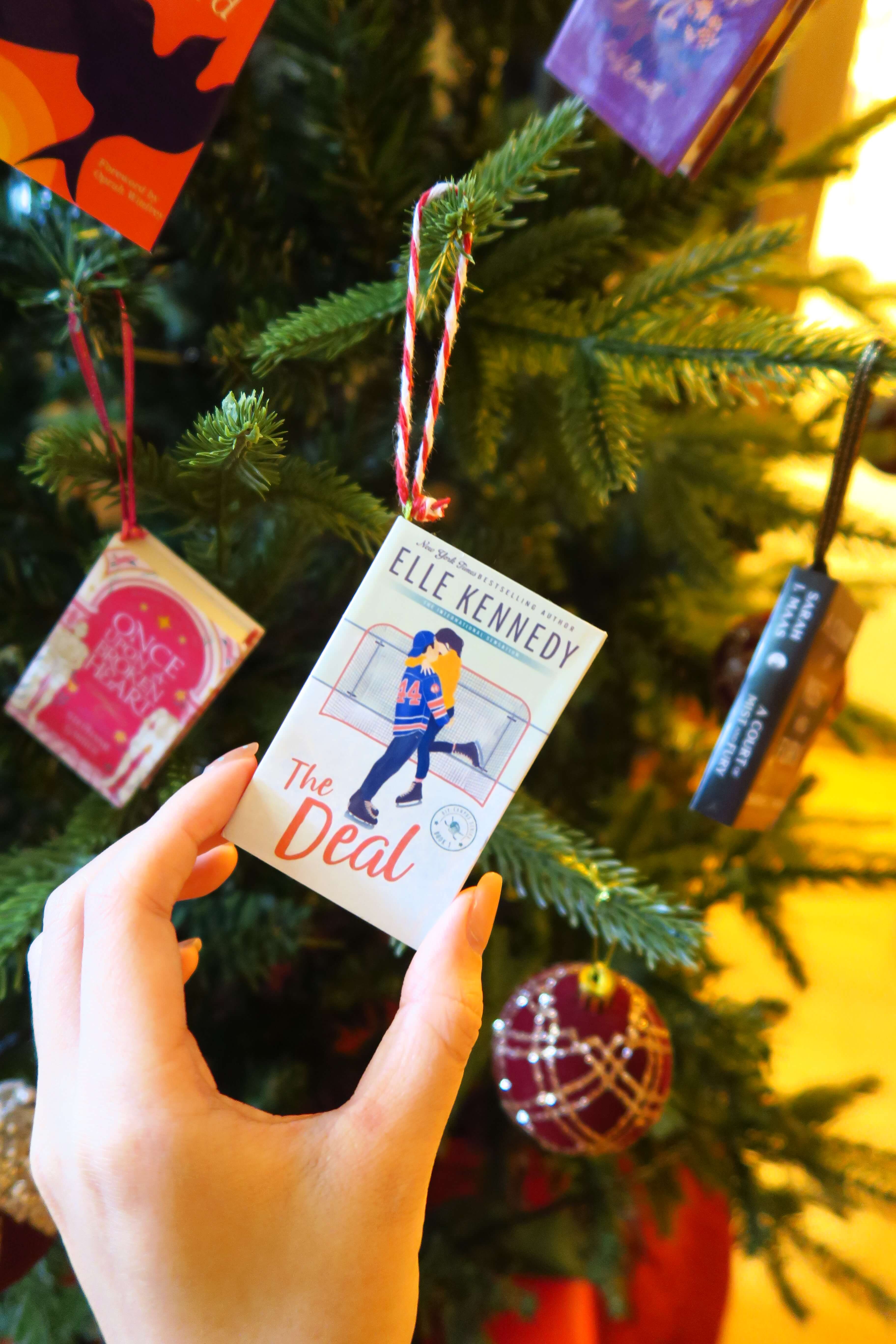 CUSTOM MINI BOOK CHRISTMAS ORNAMENT