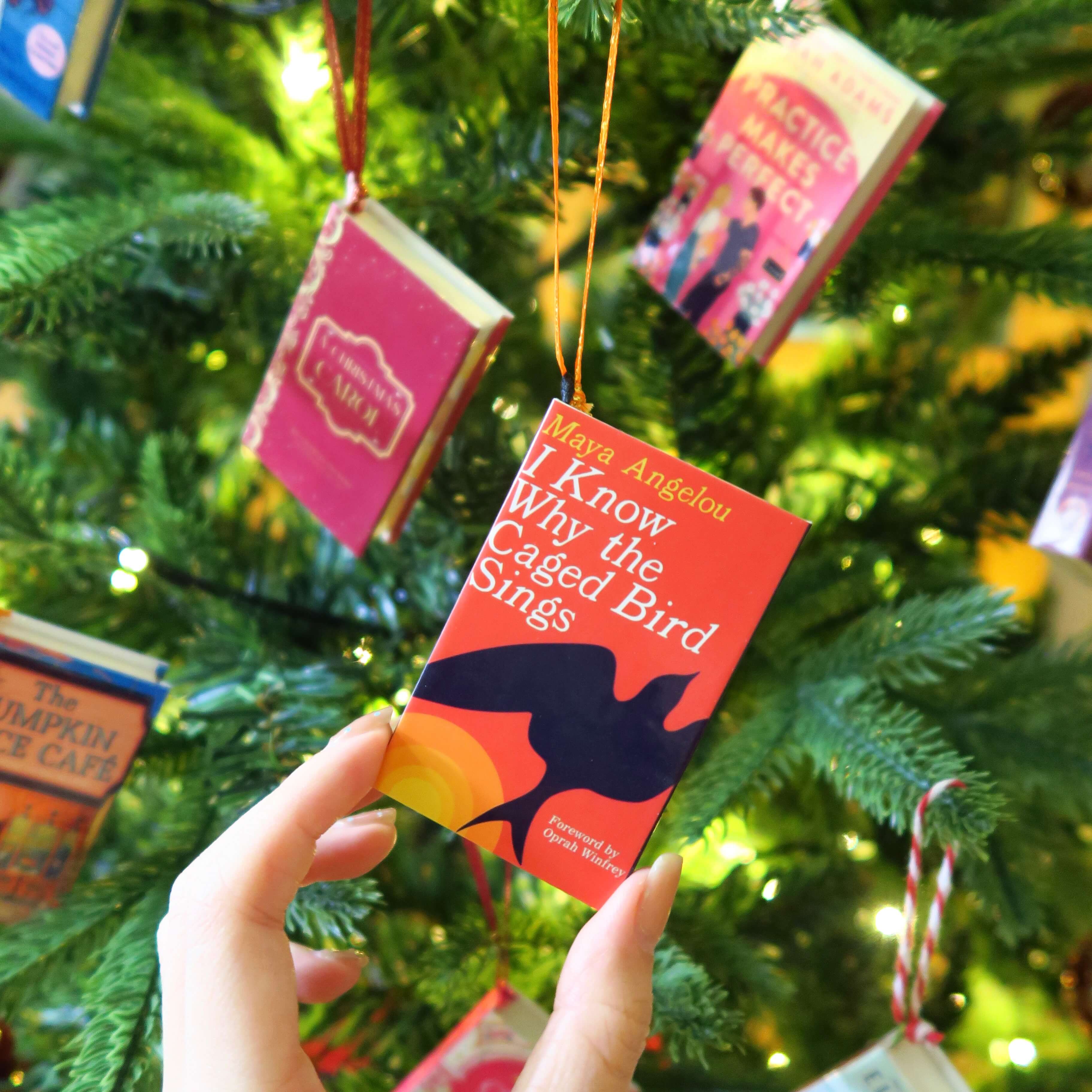 CUSTOM MINI BOOK CHRISTMAS ORNAMENT