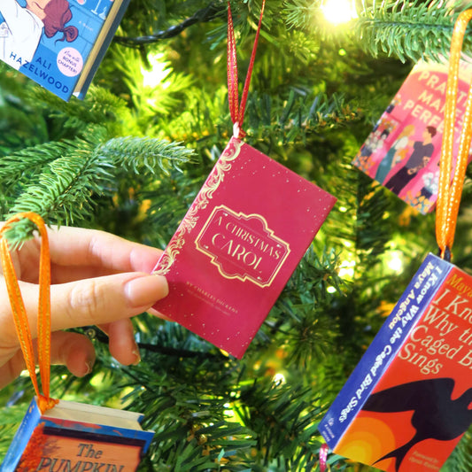 CUSTOM MINI BOOK CHRISTMAS ORNAMENT