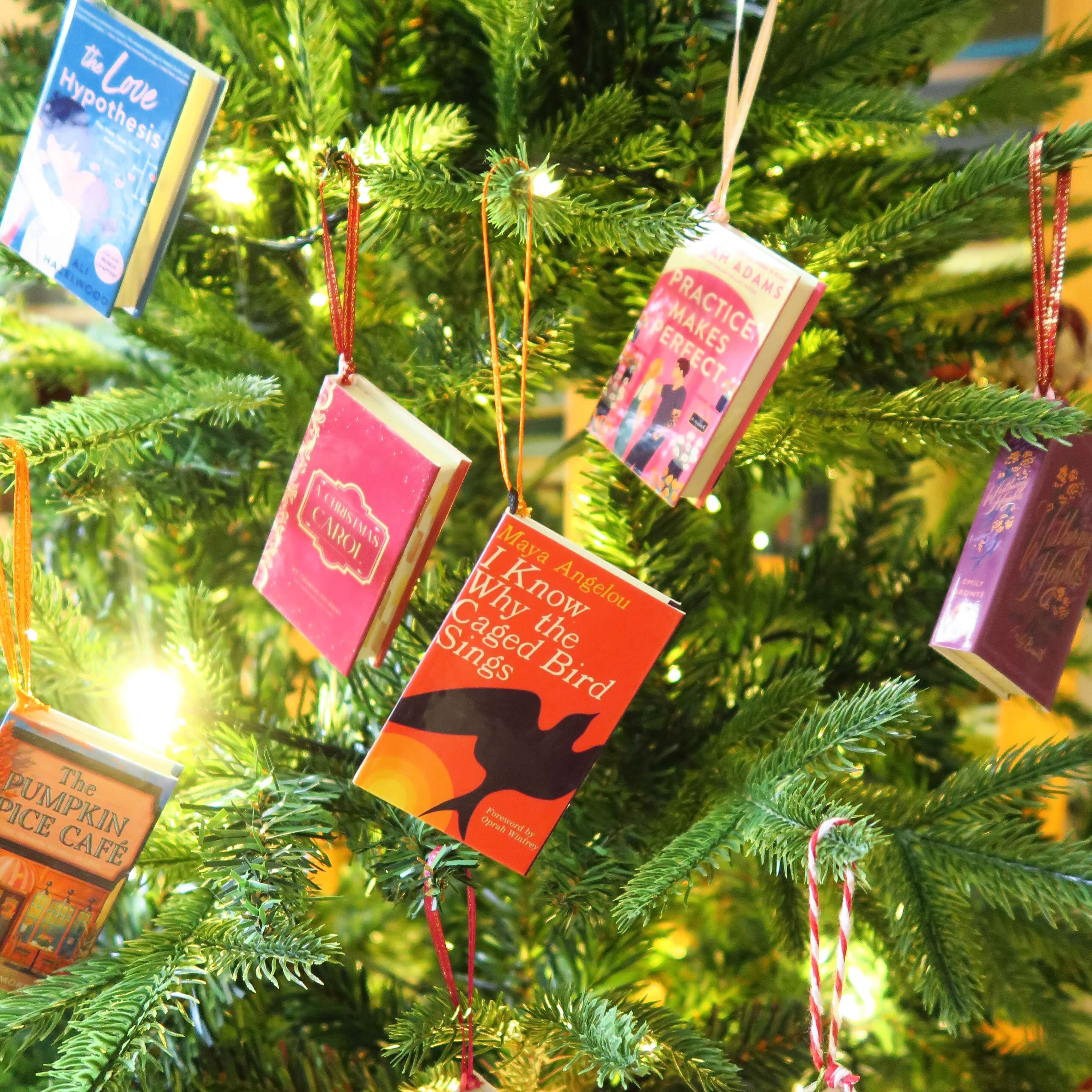 CUSTOM MINI BOOK CHRISTMAS ORNAMENT